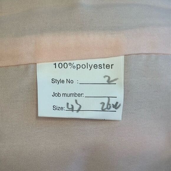 Pink Chiffon 3 Piece Formal Pant Suit Set Mother of the Bride Size 26W **READ - Picture 8 of 16